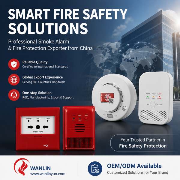 Ceiling Mount Smoke Alarm for Morocco: Trusted Smoke Alarm OEM Manufacturer in China